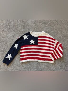 NEW Women’s Moon & Madison Americana Patriotic Sweater- Size Small